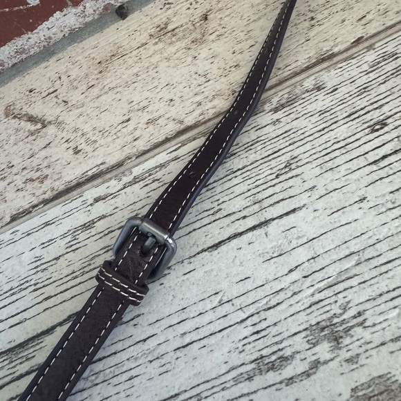 Stylish Tan and Brown Leather Satchel🤎neutral,very versatile,comes w/duster bag🌎 - Picture 7 of 16